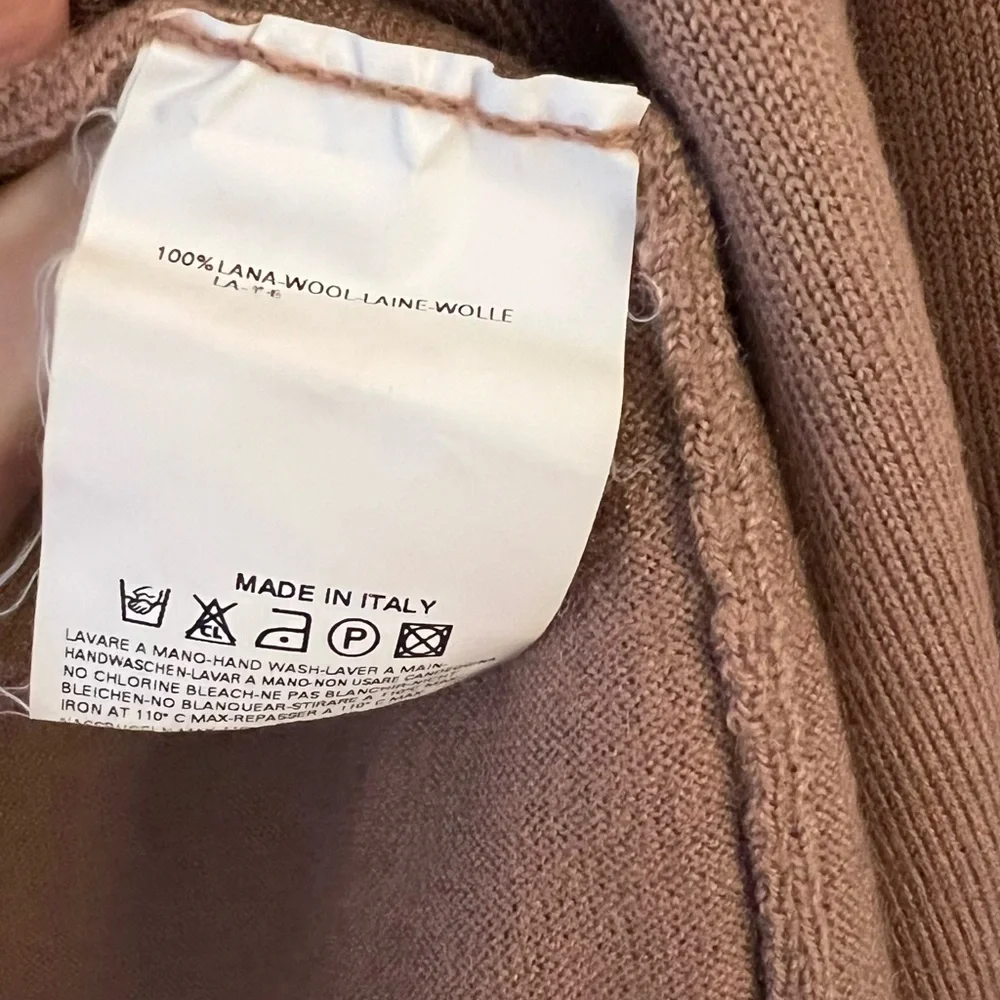Vivienne Westwood Taupe Brown Button-Accent Cardigan Sweater - Picture 4 of 7